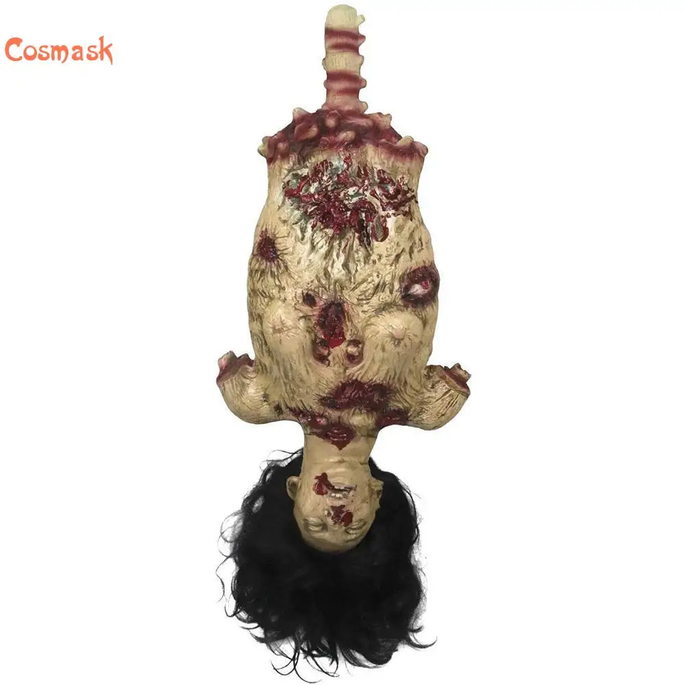 Cosmask латексные реквизиты Хэллоуин вечерние Безногого висит половина тела тело с