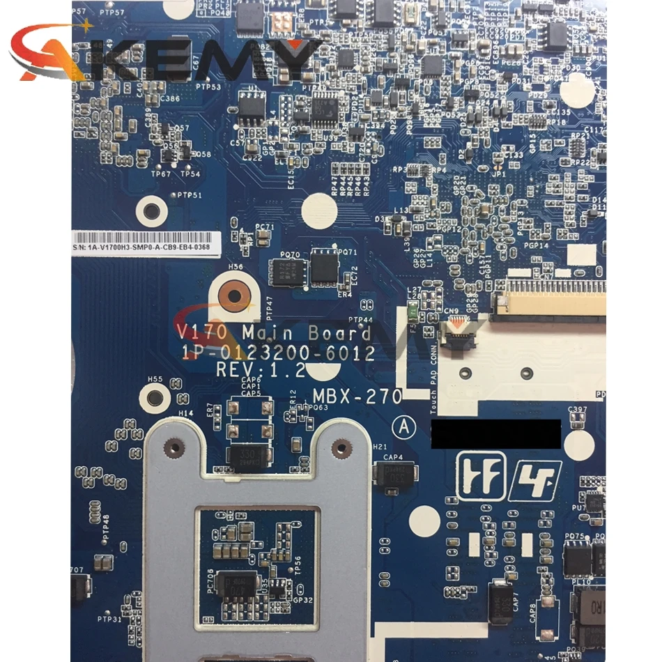 Материнская плата для ноутбука SONY Vaio SVE15 Sve151rfxb sve151e11t 1P-0123200-6012 MBX-270 A1875365A A1875366A 100%