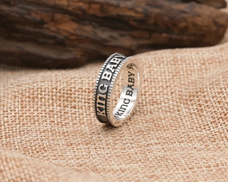 Кольцо из стерлингового серебра S925 пробы индивидуальное модное ювелирное