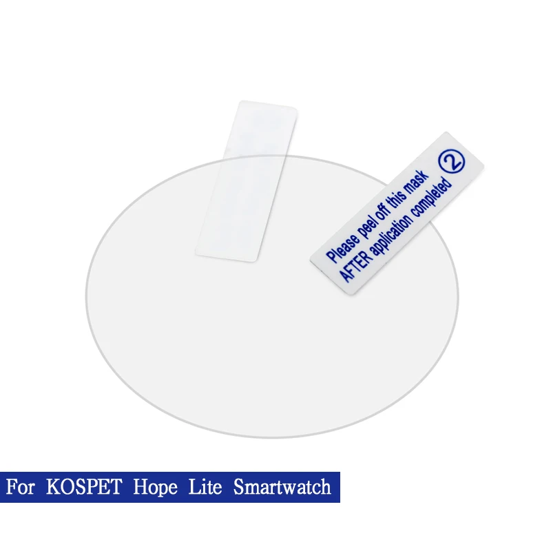 For Hope Lite KOSPETPrime/Hope/Brave/Optimus Pro smartwatch защитную пленку, крышка для Kospet Смарт-часы-телефон с Экран протектор 3 шт./упак - Цвет: For Hope Lite
