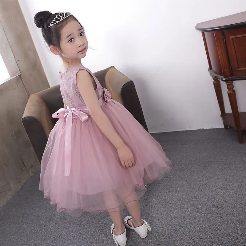 Платья для девочек летнее платье принцессы 2019 года летняя одежда