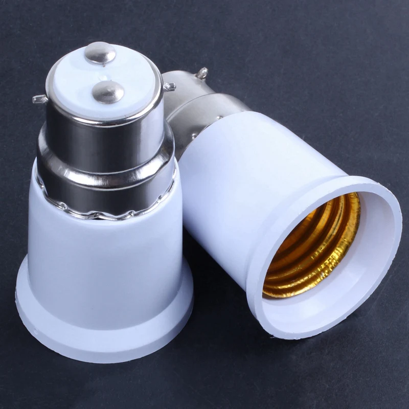 

New 6 x Bayonet BC Cap B22 To E27 ES Edison Screw Light Bulb Lamp Base Socket Converter Extender Adaptor Holder Fitting 220-240V