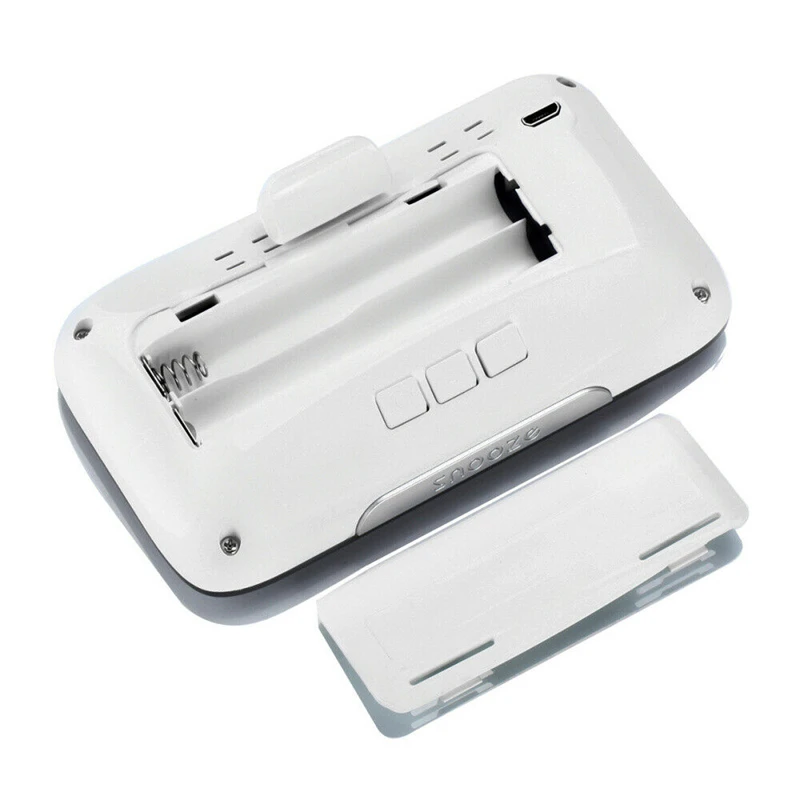 USB светодиодный цифровой будильник часы с режимом включения по таймеру большой