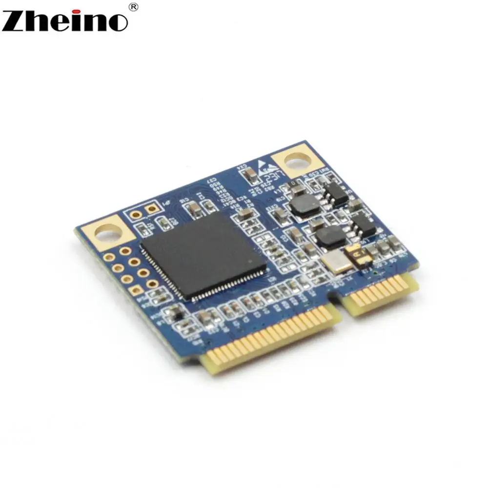 Zheino Половинный размер mSATA 128 Гб SSD 2D MLC Mini PCIe половина mSATA3 Внутренний твердотельный