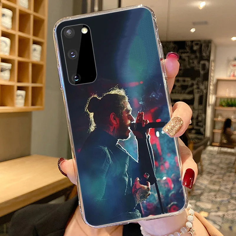 Чехол для телефона Post Malone Beerbongs Samsung Galaxy S21 5G Ultra S20 FE S10 S10E S8 S9 Plus S7 силиконовый
