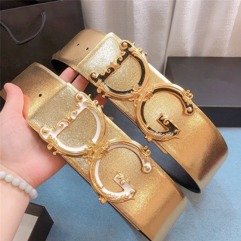

The new 2021 ms using double-sided cowhide leather jacket leisure fashion obi width is 7 cm female money belt