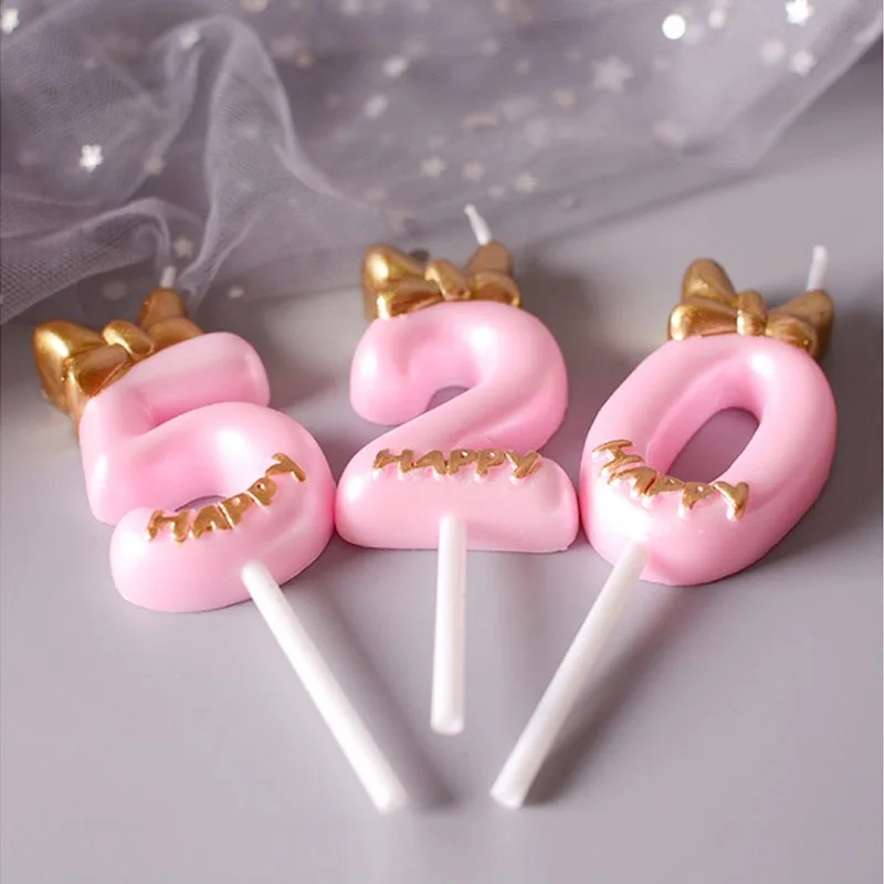 Цифровые свечи для дня рождения большие торта украшение бездымные свадьбы | Дом и