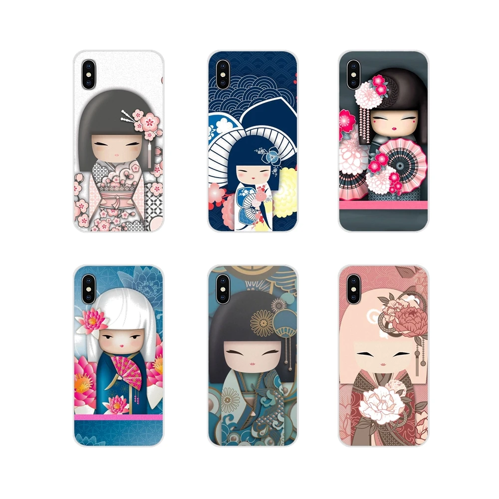Аксессуары чехол для телефона kawaii Japanese Kokeshi Doll Motorola Moto X4 E4 E5 G5 G5S G6 Z Z2 Z3 G G2 G3 C Play
