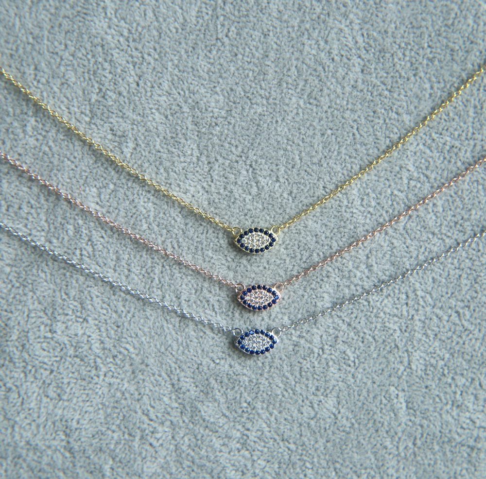 Женское колье из серебра 100% пробы с фианитами| |