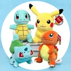 Плюшевая игрушка с биркой, Покемон, Пикачу, чармандер, Сквиртл, Бульбазавр, мягкая кукла, мультяшный эльф, подарок на Новый год для детей, 41 стиль