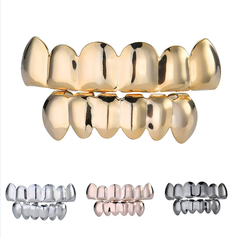 Подтяжки унисекс декор для зубов в стиле хип хоп мужские грили золотые зубы панк