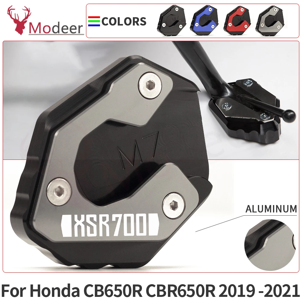 

New XSR 700 Motorcycle 2019 2020 2021 2022 For Yamaha XSR700 /XTribute Aluminum Foot Enlarger Foot Side Stand Extension Plate