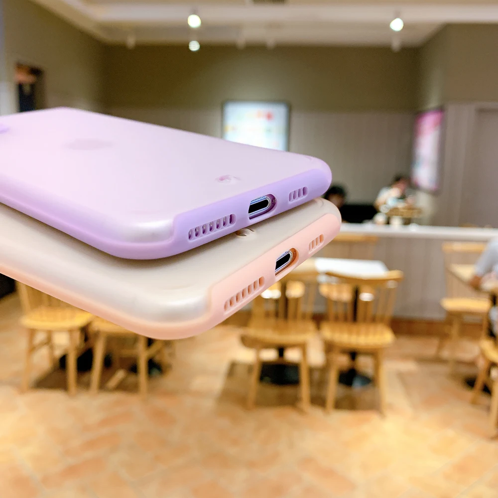 

Ultra-thin Matte Pore Texture Phone Case for IPhone 11 Pro Max Se XR XS X 6S 6 8 7 Plus Shockproof Soft TPU Silicone Clear Cover