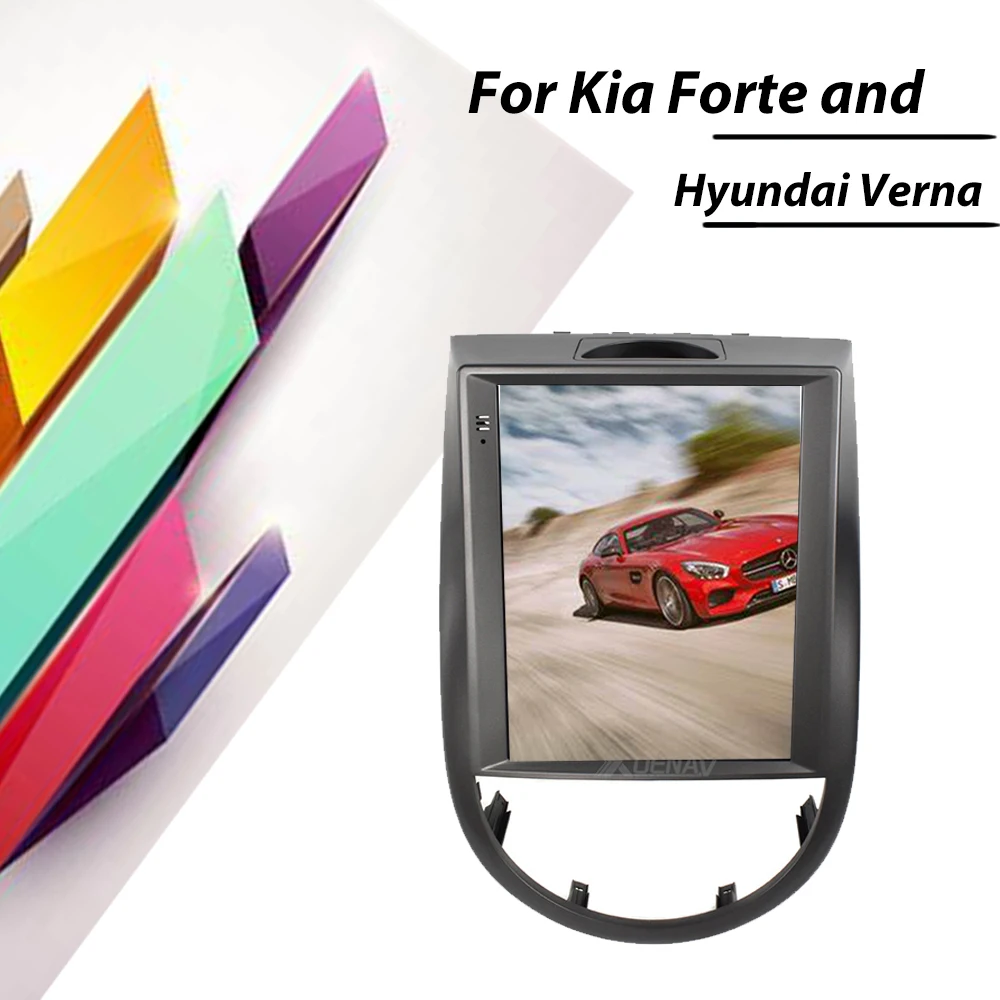 

Autoradio Tesla Style Vertical Screen For KIA Forte Car Radio DVD Player For Hyundai Verna GPS Multimedia Navigation