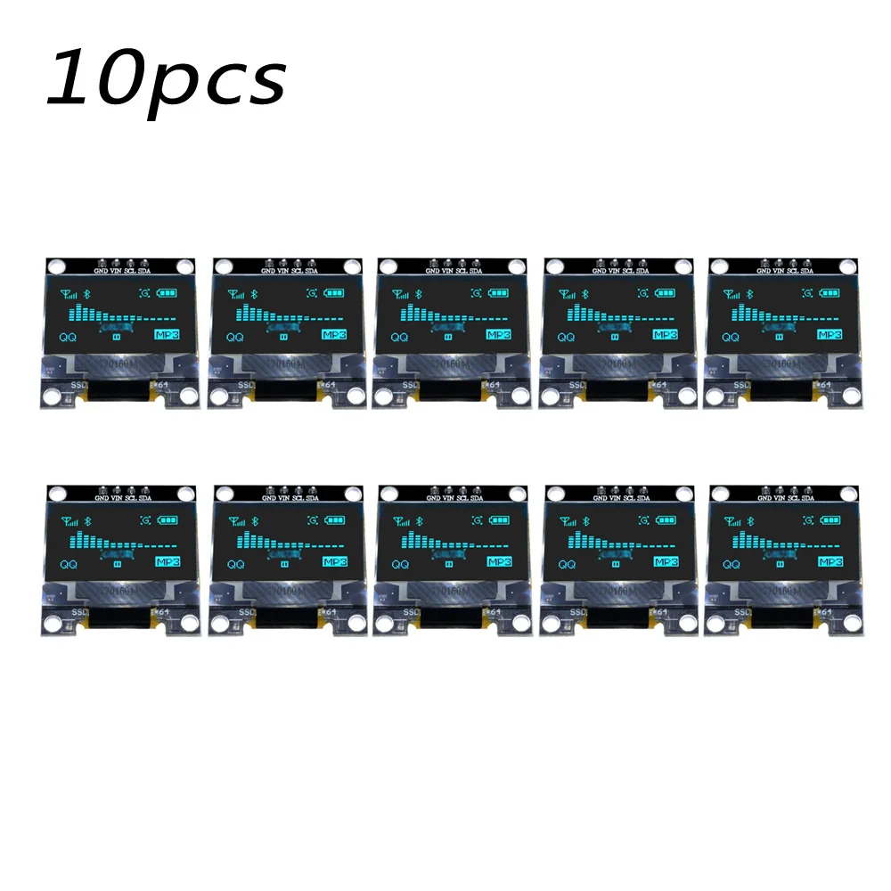 ЖК-дисплей Дисплей модуль 0 96 &quotI2C IIC Серийный 128X64 128*64 синие светодиодный для Arduino