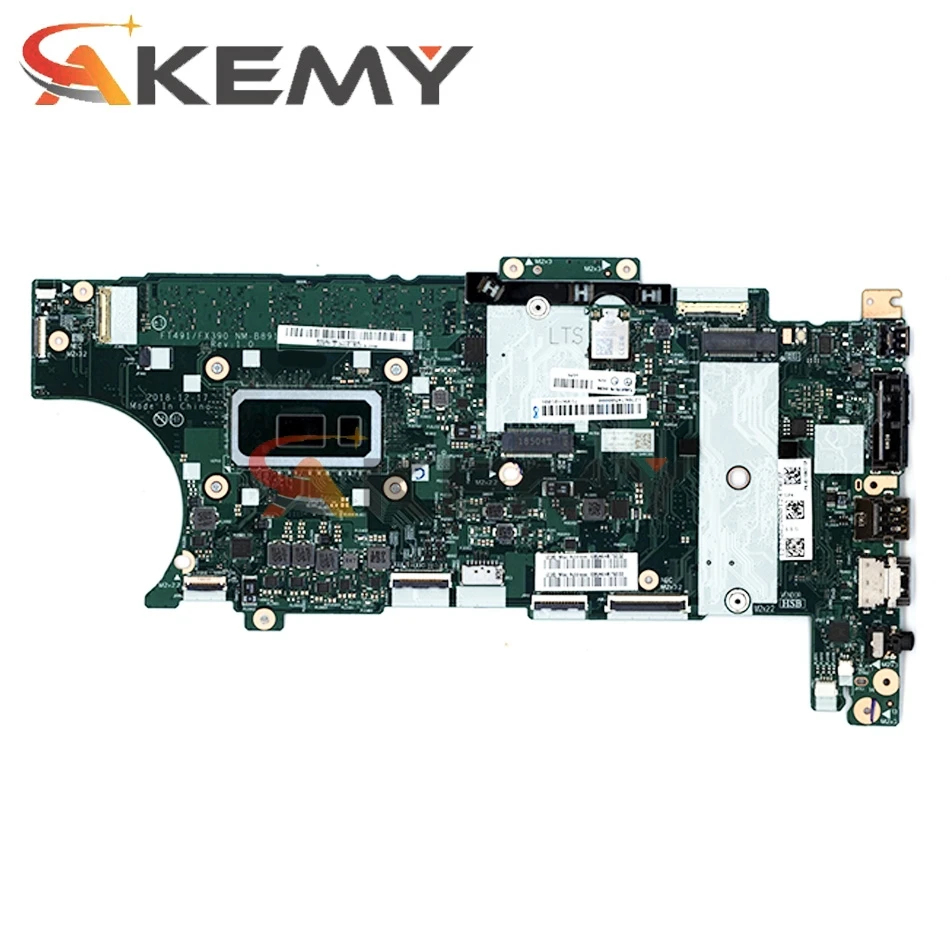 for lenovo thinkpad t490s laptop motherboard cpu i5 8265u ram 8gb ft491fx390 nm b891 fru 01hx898 01hx900 01hx899 5b20w72884 free global shipping
