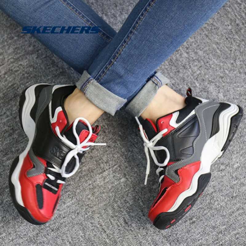 Женские кроссовки на плоской подошве Skechers Повседневная модная спортивная обувь