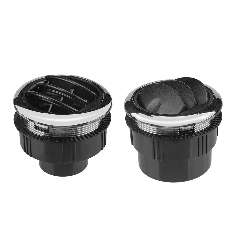 

75mm 46mm Air Vent Universal Air Conditioning Outlet with Chrome for RV Bus Air Conditioner Vent Replacement Car Accessories