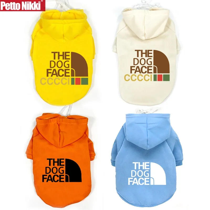 Модные толстовки для собак с надписью одежда пальто маленьких средних и больших