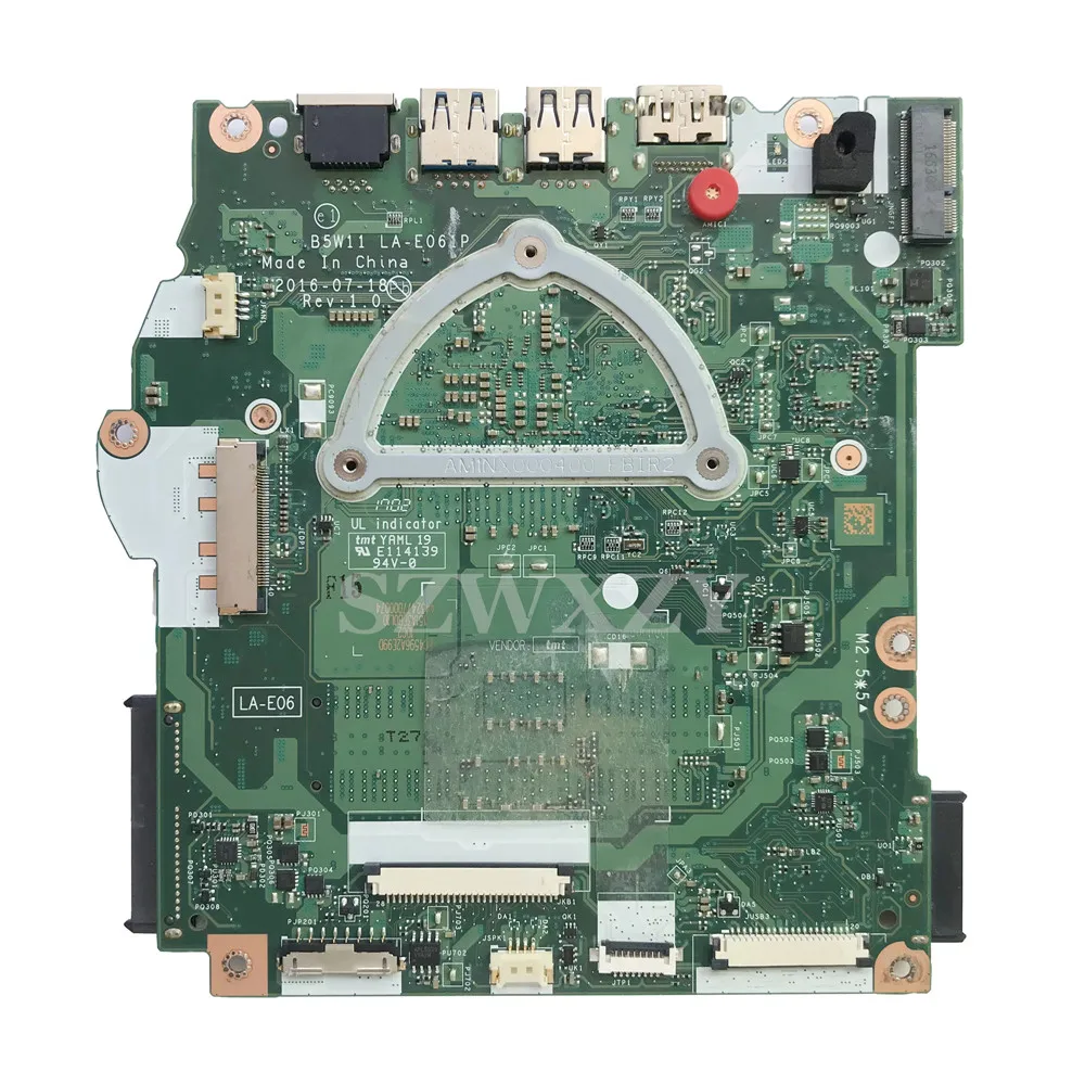 Материнская плата для ноутбука Acer Aspire ES1-572 Series SR2UW i3-6006u CPU B5W11 LA-E061P 100%