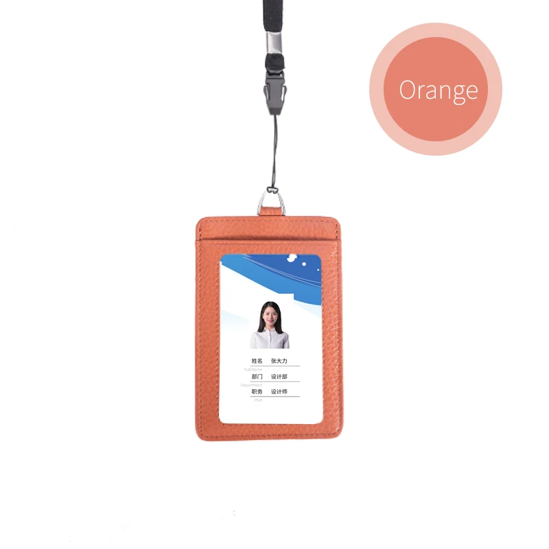 Двухсторонний кожаный чехол-кошелек MABULA для удостоверения личности держатель