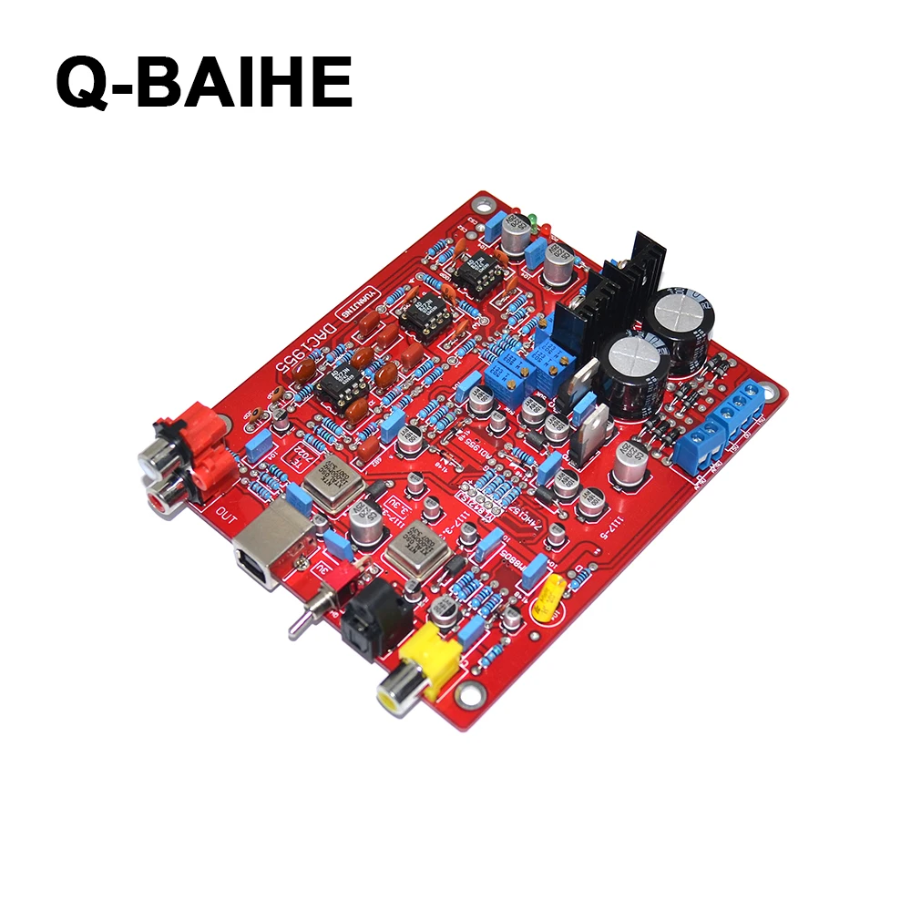 YJ-1 WM8805 + AD1955 PCM2706 коаксиальный волоконно-оптический USB DAC плата обновленная версия