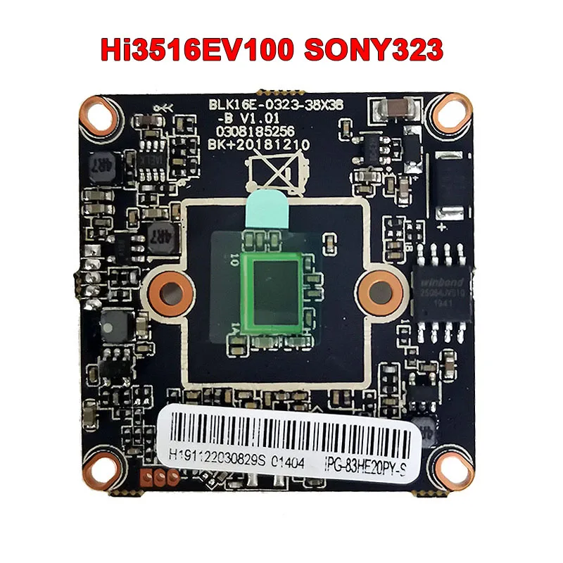 

Оптовая продажа, H.265 2MP , 3MP 1/1/2 "датчик SONY Hi3516E V100 SONY IMX323 CMOS датчик изображения CCTV IP POE камера Модуль платы блока программного управления