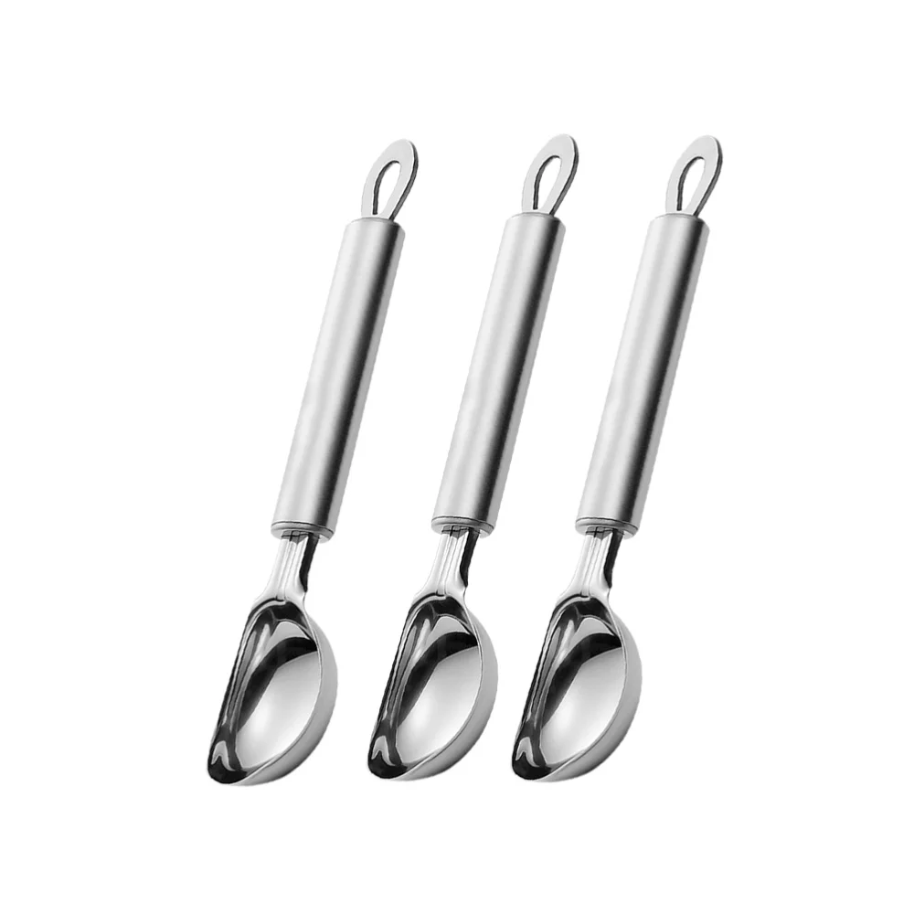 

2PCS Ice Cream Scoop Stainless Steel Ice Cream Spoon Sturdy Ice Cream Digging Spoon Kitchen Tools Supplies Fashion Ice Cream Spo