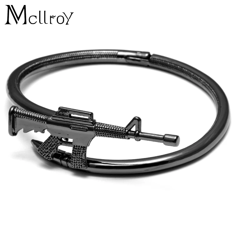 Женские и мужские браслеты Mcllroy 17 5 см Стильные Золотые Браслеты Pulseiras из