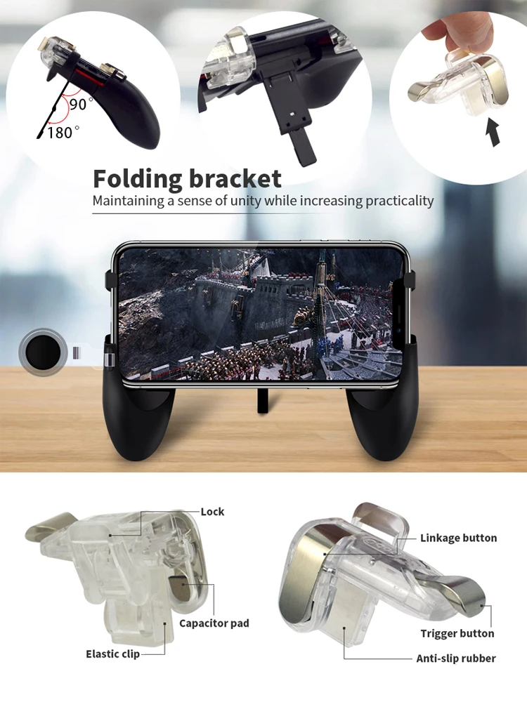 Игровой держатель в виде лягушки для iPhone 5S, 6 X, держатель для телефона, расширенная подставка, кронштейн для Xiaomi Mi, 6, a1, для игр Pubg
