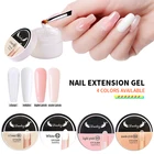 15 мл Профессиональный гель для наращивания ногтей Желейный гель УФ светодиодный легкий гель для акрилового дизайна ногтей маникюр консервированный клей для наращивания TSLM2