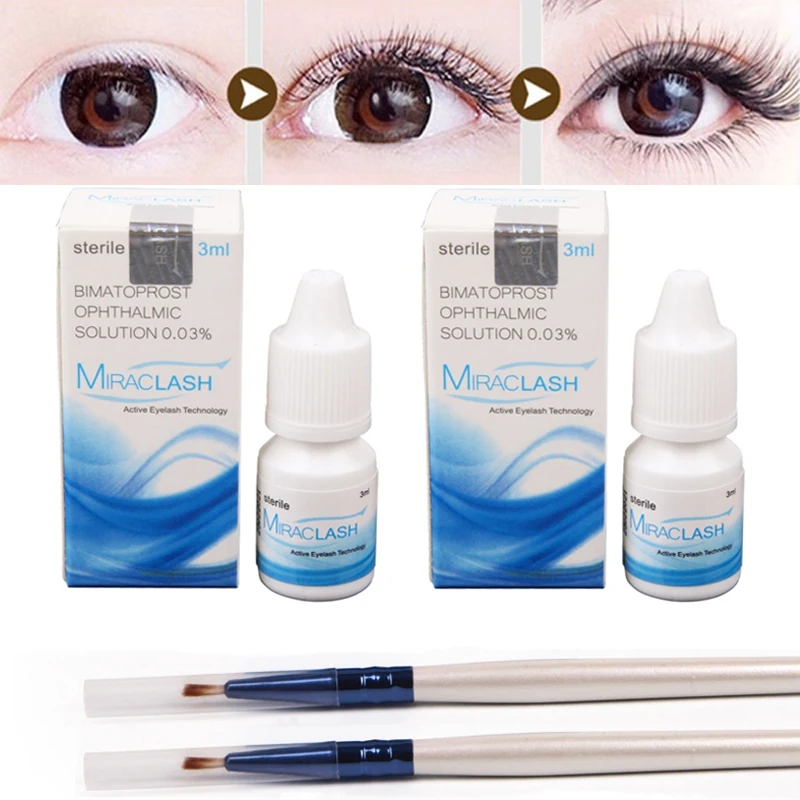 

3ML Eyelash Growth Enhancer Natural Eyelashes Longer Thicker Treatment Eye Lashes Serum Mascara Lengthening Eyebrow Growth