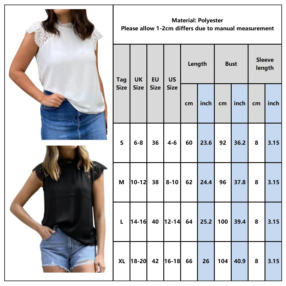 

Lace Black White Short Sleeve T-Shirt For Women Fashion Casual Loose See Through Round Neck Ladies Tshirt Tee Shirt D30