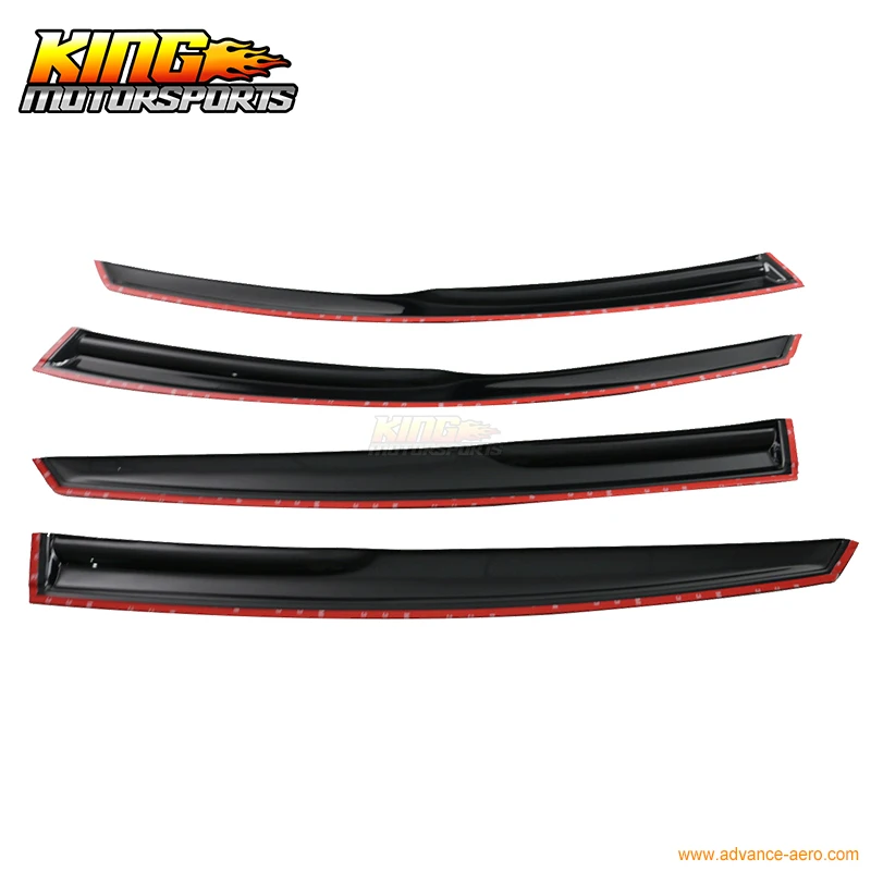 Fit For 2010-2015 Kia Optima 2nd Gen Smoked Aero JDM Deflectors Stick On Window Visors USA Domestic Free Shipping | Автомобили и