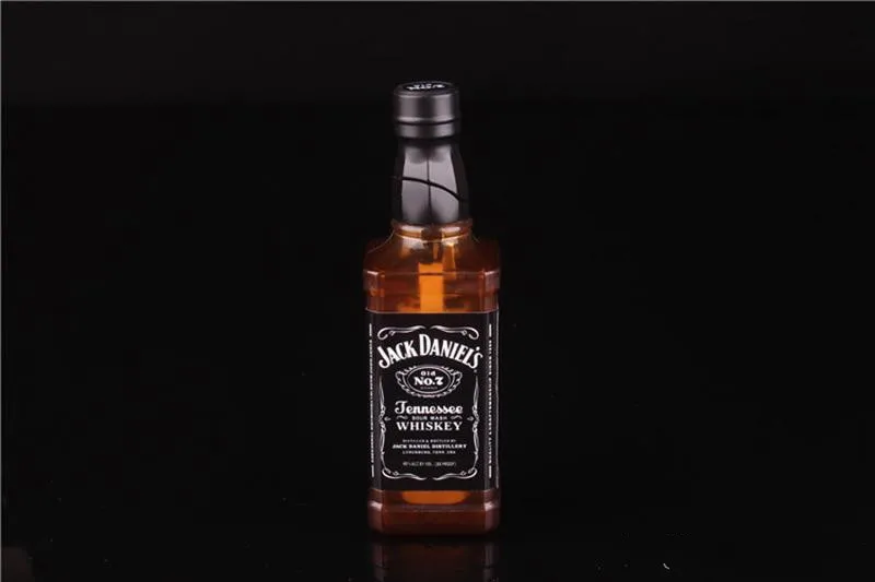 

Novelty Smoking Cigarette Accessories Mini Creative gas lighters without fuel Red wine bottle shape Fire Starter Collection Gift