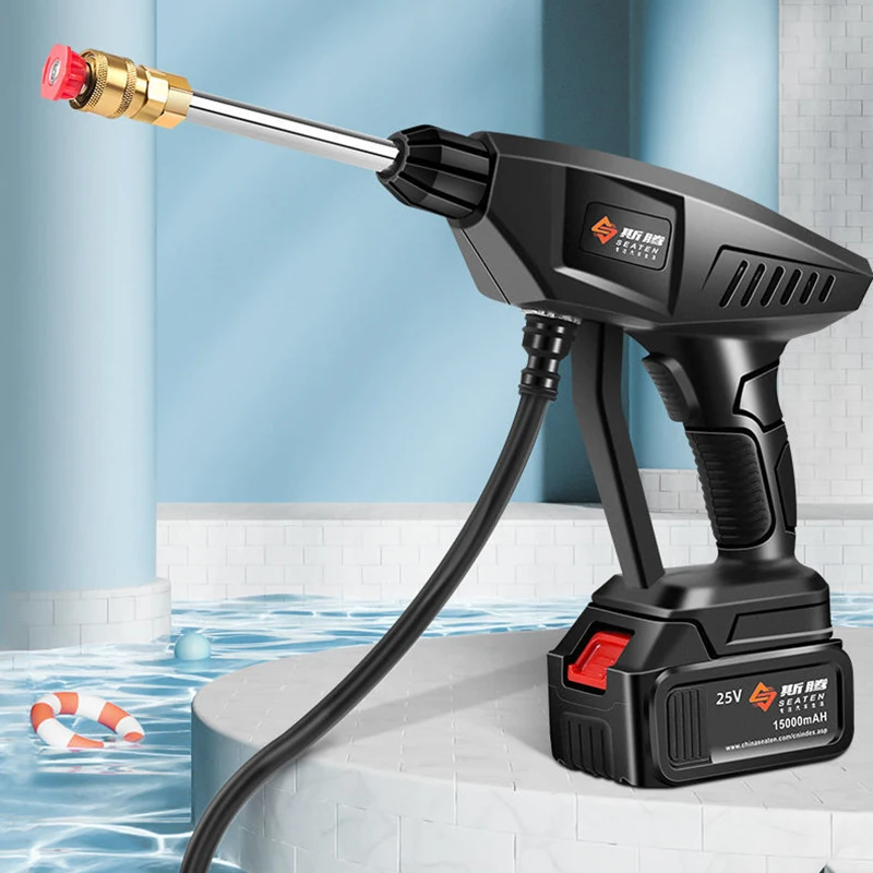 Настоящие беспроводные высокого Давление автомойка пистолет давления