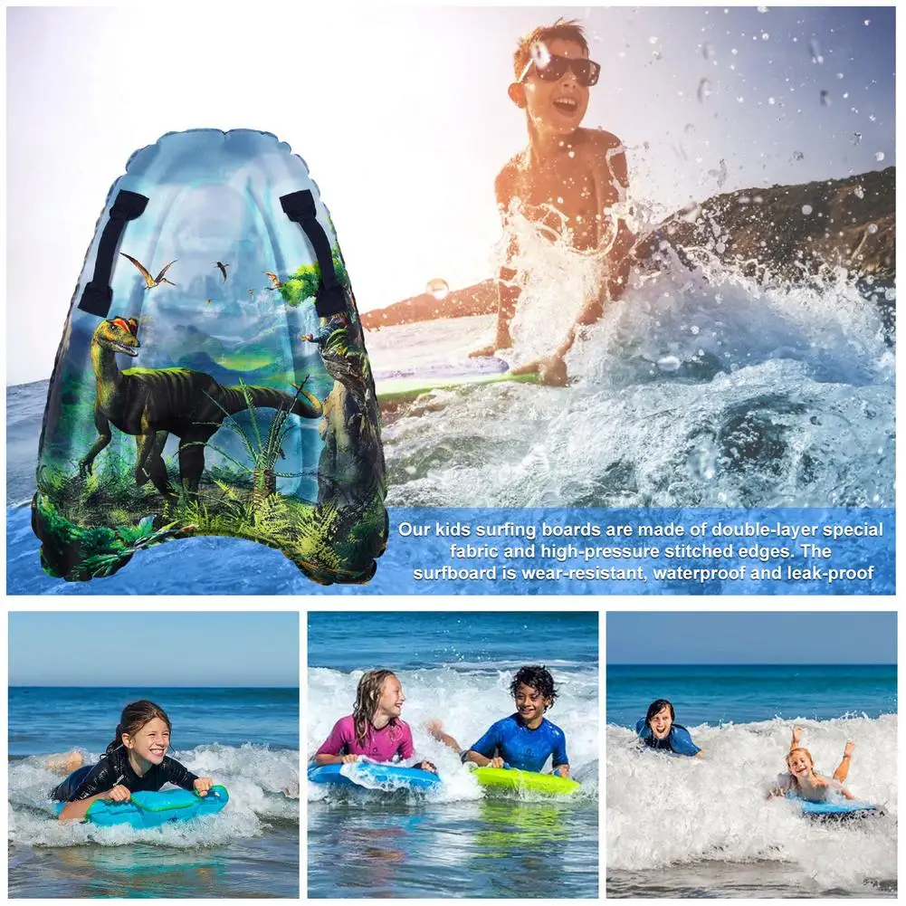 

Лидер продаж, портативные детские надувные доски, Детские легкие мягкие мини-доски для серфинга, для улицы, бассейна, пляжа