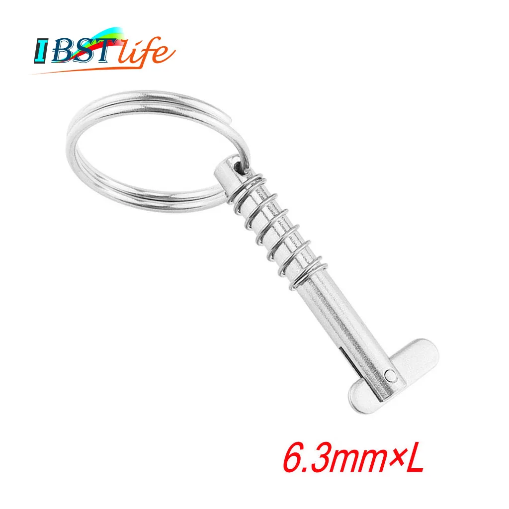 

6.3mm BSET MATEL Marine Grade 316 Stainless Steel Quick Release Pin for Boat Bimini Top Deck Hinge Marine hardware Boat