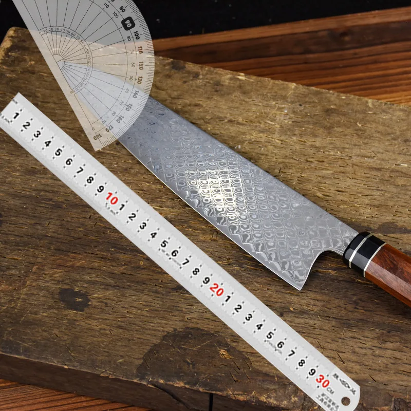 

10" Newest 67 Layers VG10 Damascus Steel Kitchen Knives Sharp Sashimi Sushi Filleting Fish Cleaver Chef Gyutou Japanese Knife