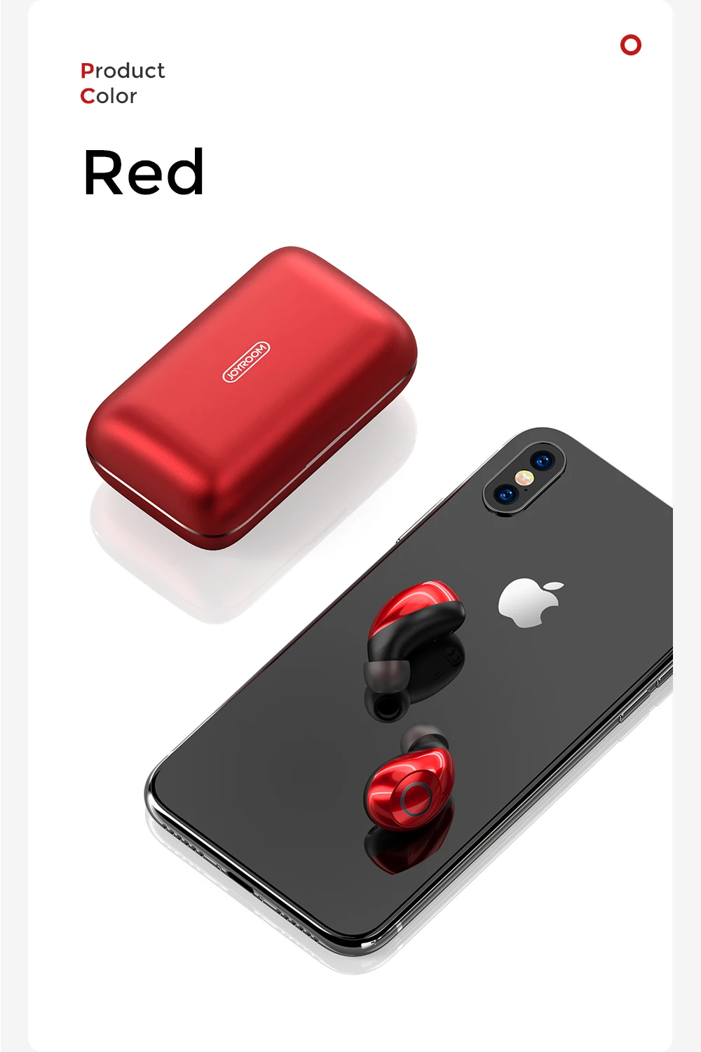 Joyroom T07 TWS наушники Bluetooth 5,0 беспроводные стерео наушники-вкладыши водонепроницаемый 2500 мАч Внешний аккумулятор алюминиевый чехол с микрофоном