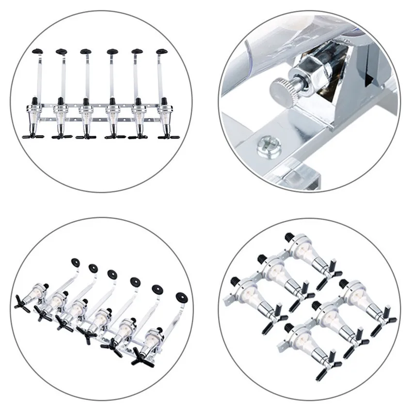 Настенный 6 станционный бар для ликера дворецкий диспенсер вина устройство