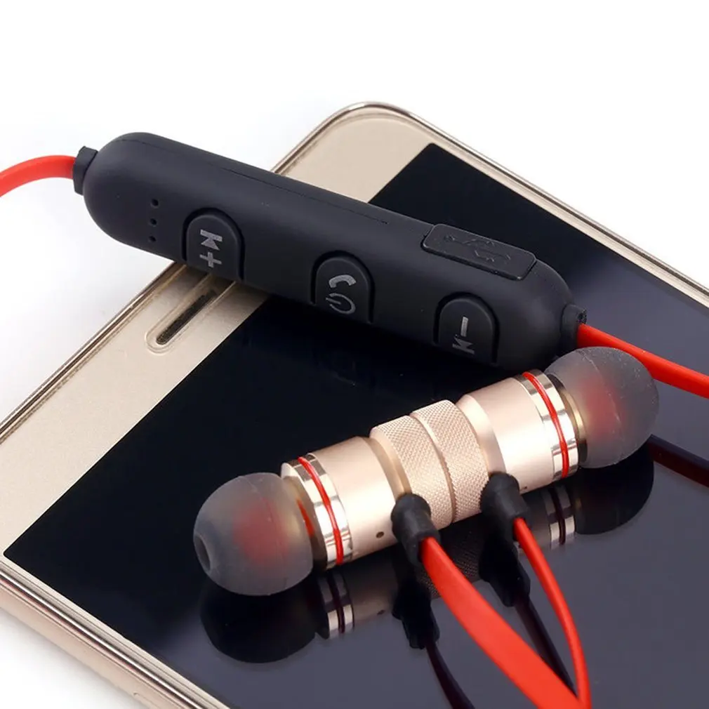 2018 горячие модные магнитные беспроводные Bluetooth спортивные наушники с тяжелыми