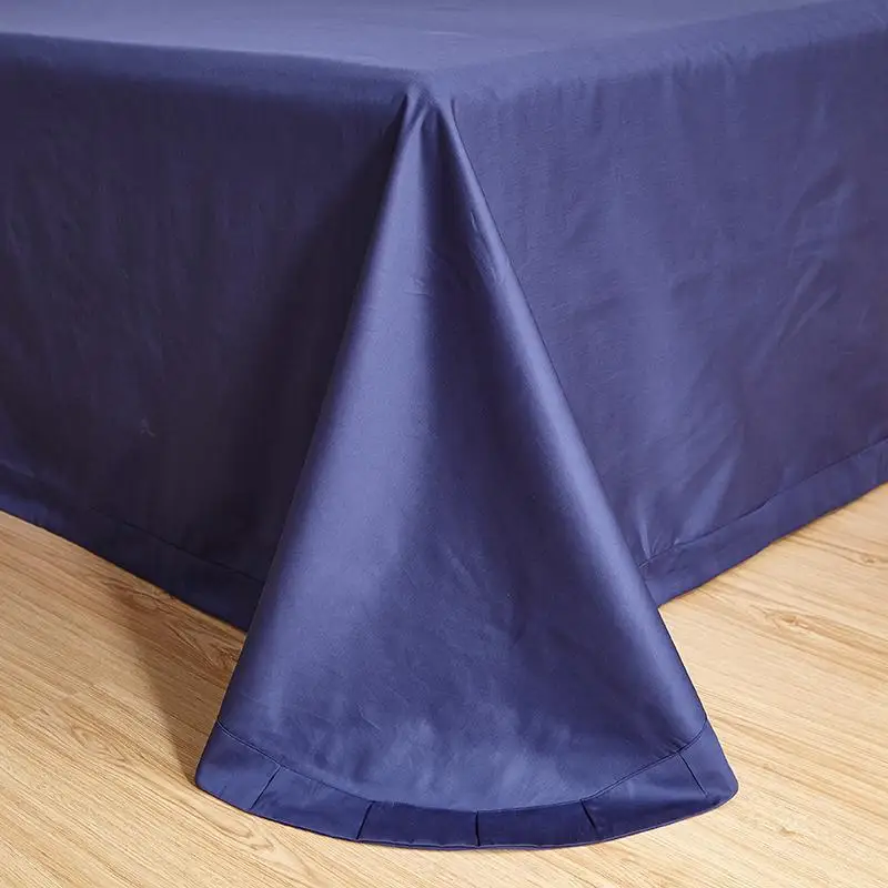 43 White Blue Bedding set Egyptian Cotton Soft Royal Bed Duvet Cover Sheet 4Pcs King Queen size | Дом и сад