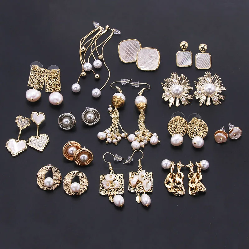 

New Irregular copper ear clips Earrings Vintage clips Earrings Optional Color Copper Earrings For Women Jewelry Party Gift 2021