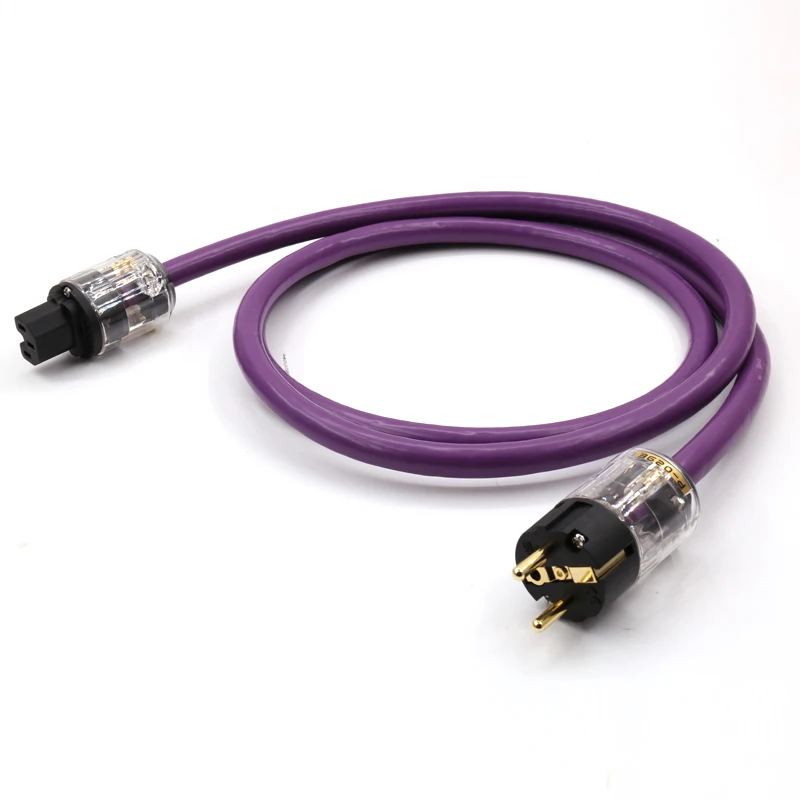 Hi end OFC аудио HiFi AC кабель питания позолоченный P 029E/C 029 провод EU schuko connctor вилка с