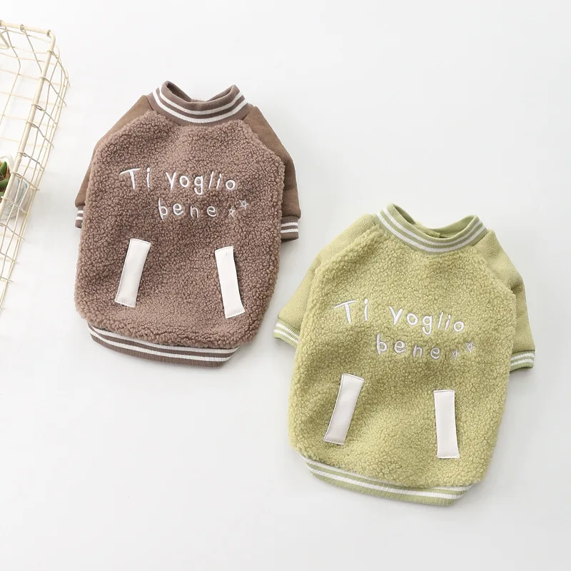 

Pet clothes autumn and winter hot sale of new cashmere cotton clothes Teddy puppy coat clothing