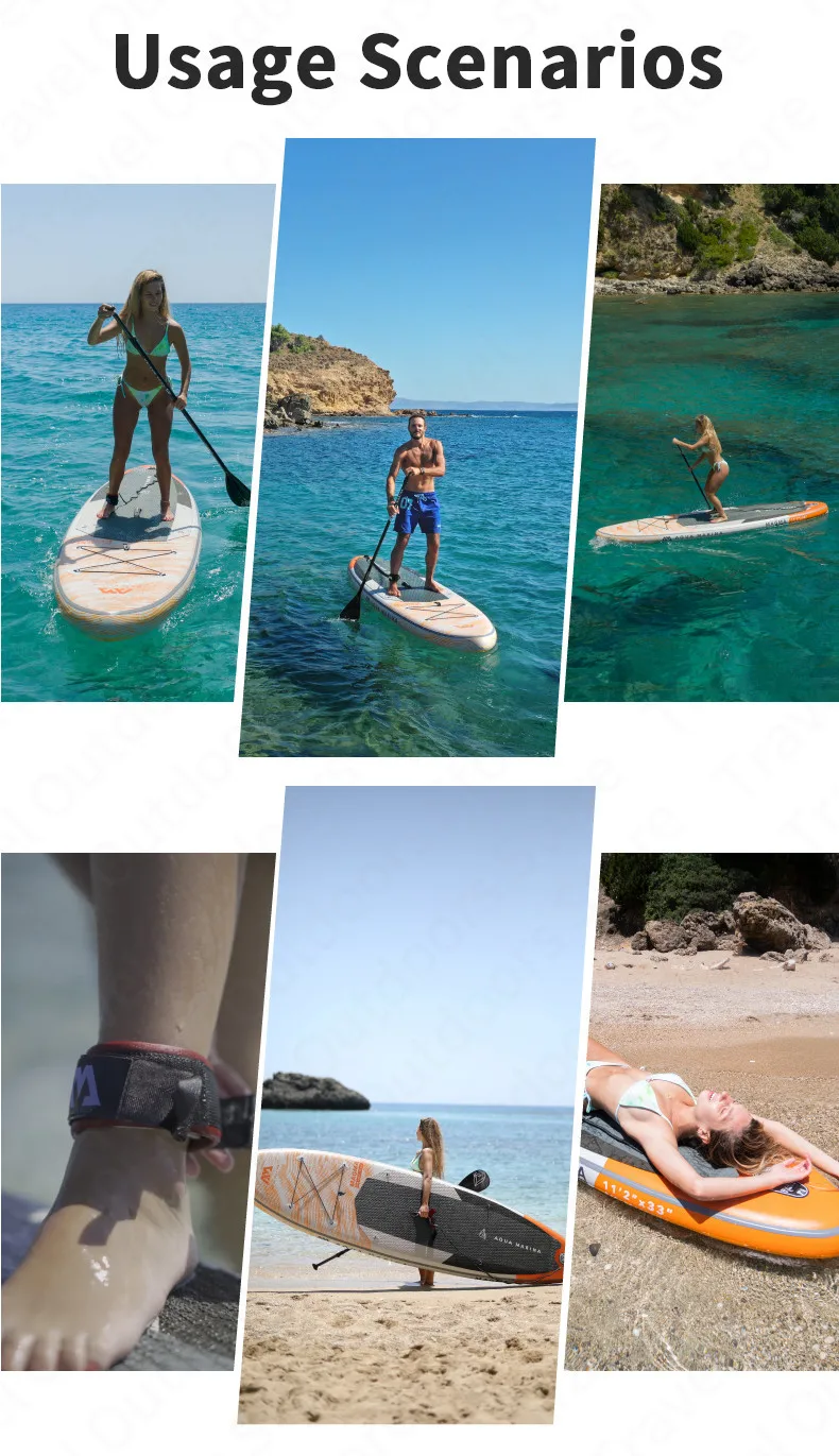 AQUA MARINA MAGMA 2022 New Surf Board EVA Non-slip Lightweight 340cm SUP Inflatable Board Water Sports With Safety Rope BT-21MAP · v5