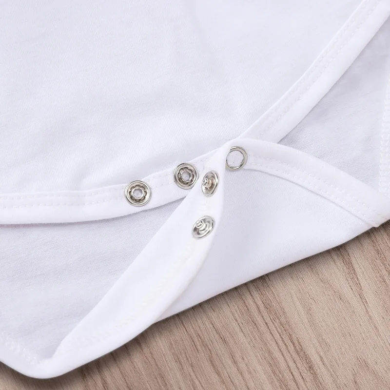 Одежда для маленьких девочек лето 2019 боди новорожденных белые комбинезоны с