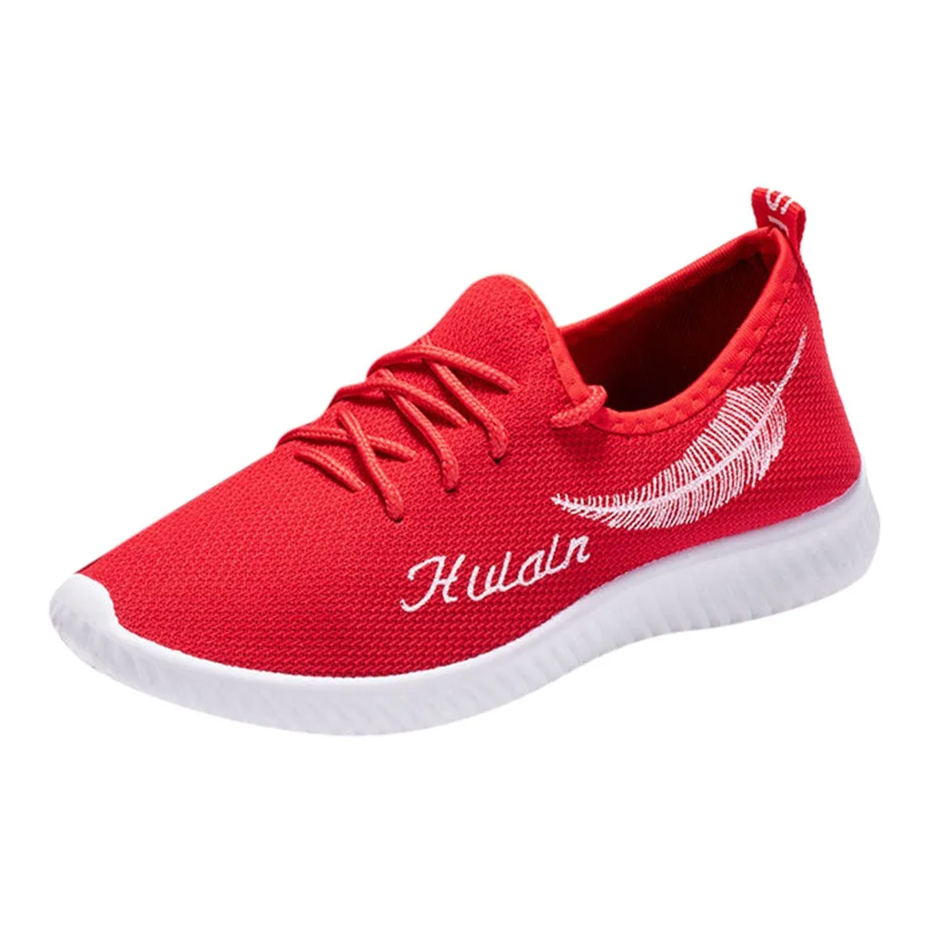 Женская Повседневная обувь Модные спортивные кроссовки с перьями для девочек