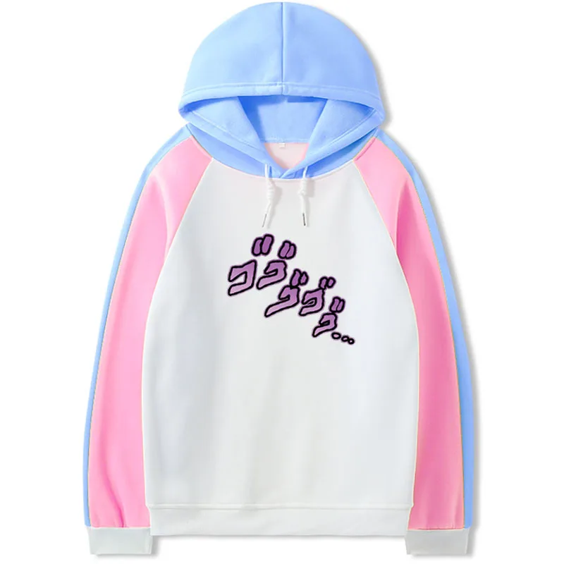 

Winter concise letter printing women's color matching hoodie oversize Harajuku loose pullover hot Korean sweatshirt couple